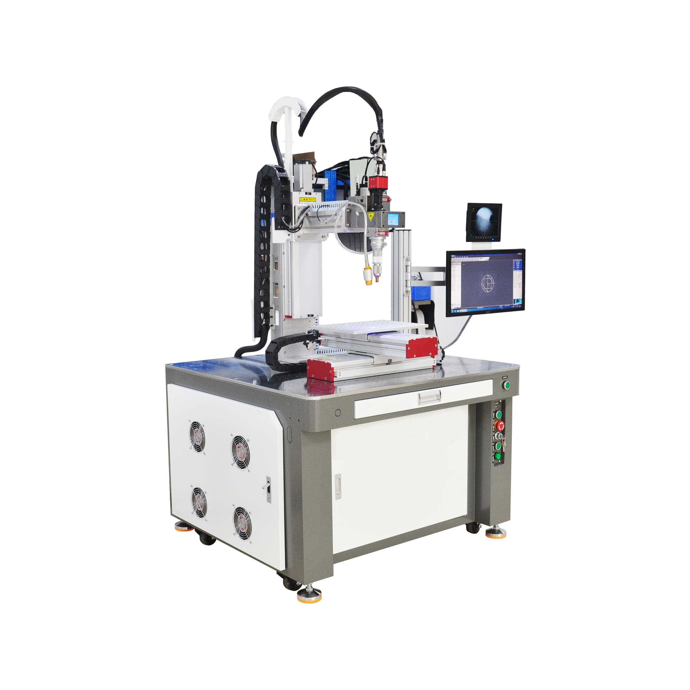 動力電池雙層板焊接機(jī)